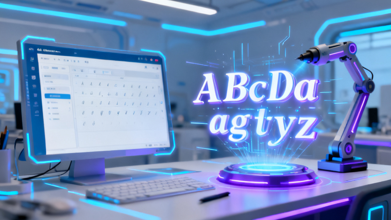 AI字体评测深度解析:如何借助AI写作工具选对字体?