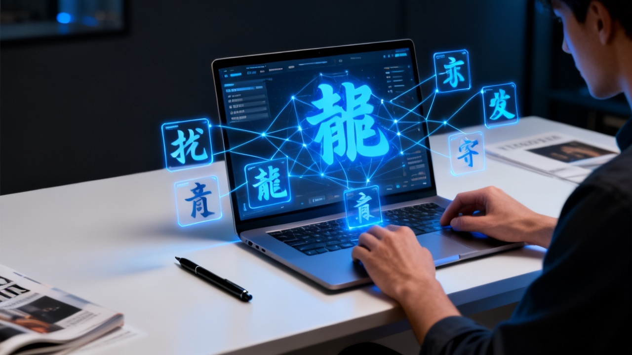 AI字体设计无需翻墙:效率提升与科技动态下的本土化创作革命配图
