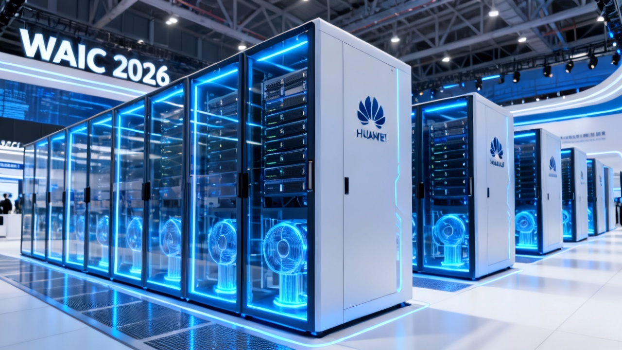 2026科技趋势前瞻:华为WAIC首展Atlas 950 SuperPoD,万亿参数大模型训练新标杆