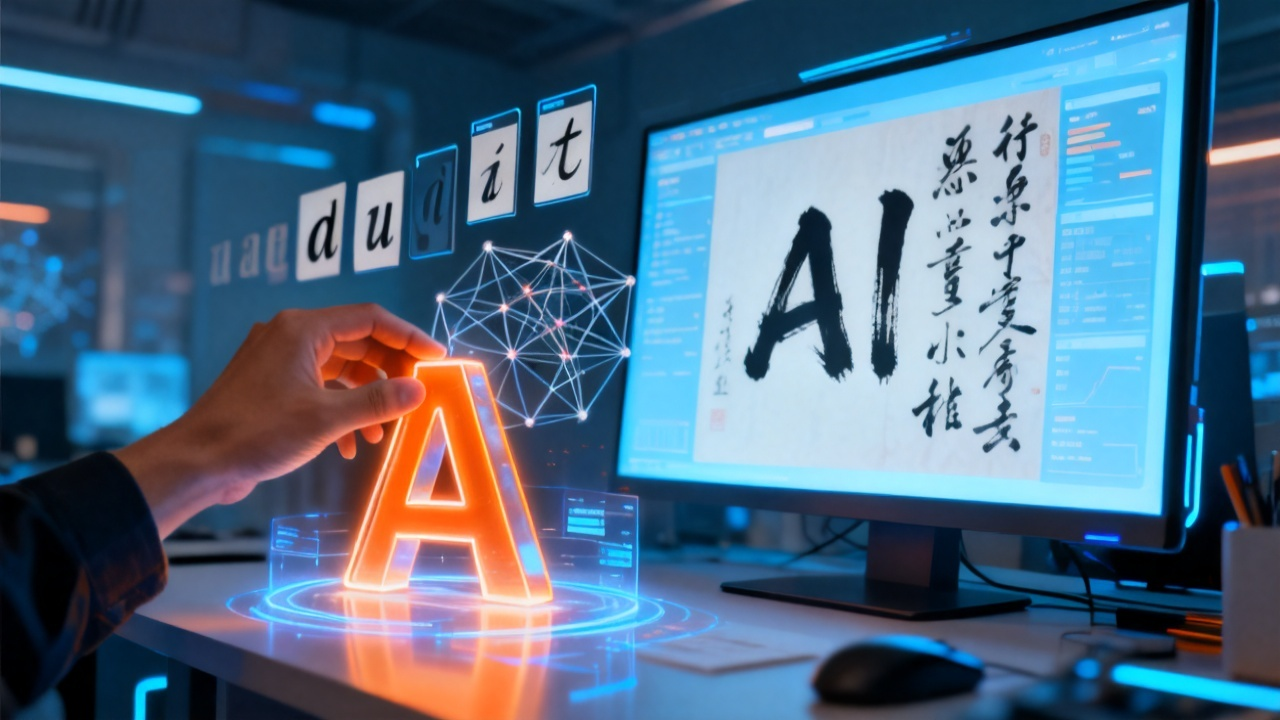 数字化转型下的AI字体设计入门：效率提升与创意革命配图