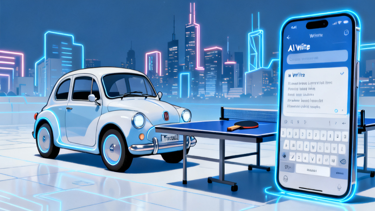 AI写作深度解析：美国最便宜电动车Fiat Topolino，时速19英里，比乒乓球桌还小配图