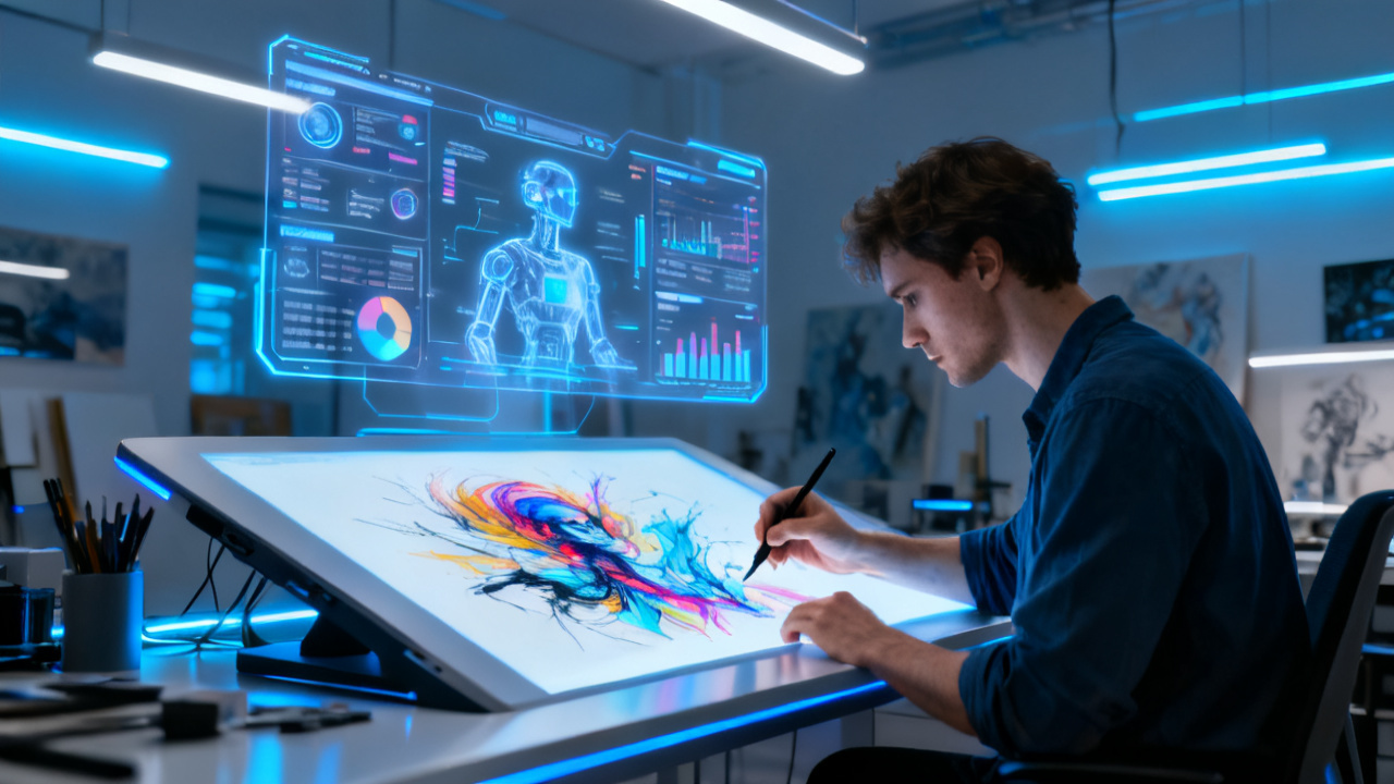 人工智能驱动插画革命：2025年AI插画网站深度测评与效率提升指南配图