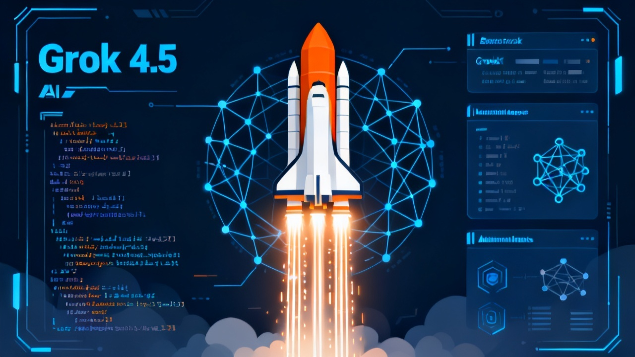 SpaceX发布Grok 4.5：科技动态揭秘AI独角兽赛道新低价策略，直击OpenAI与Anthropic配图