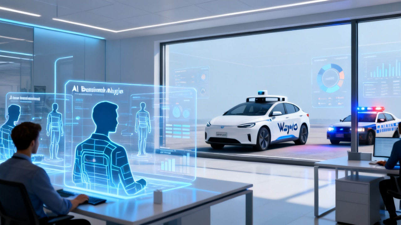 AI办公新启示：Waymo自动报警背后，AI行为监控如何重塑职场安全？配图