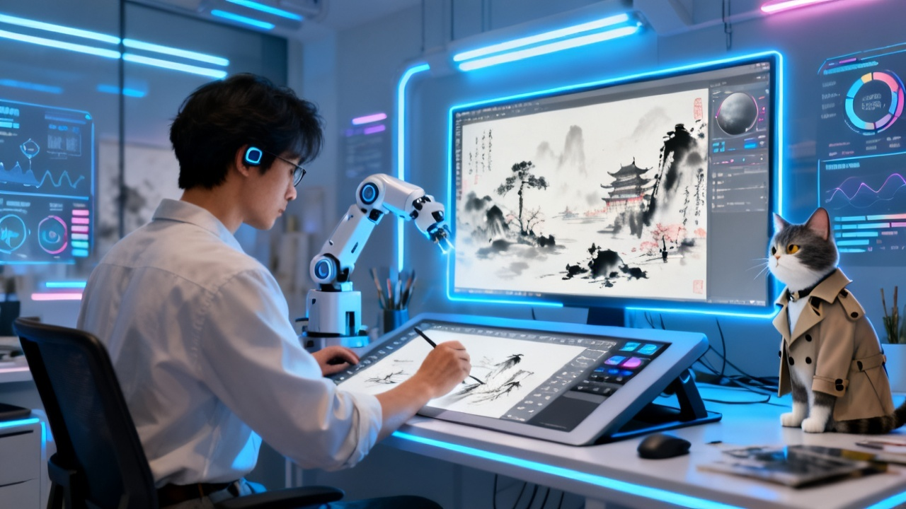 AI绘画与深度求索：新手入门指南，解锁效率提升与科技动态新高度配图