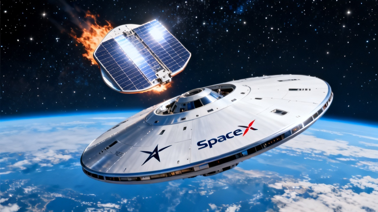 SpaceX星落返回舱首飞在即:科技动态解读扁平圆盘背后的太空制造革命