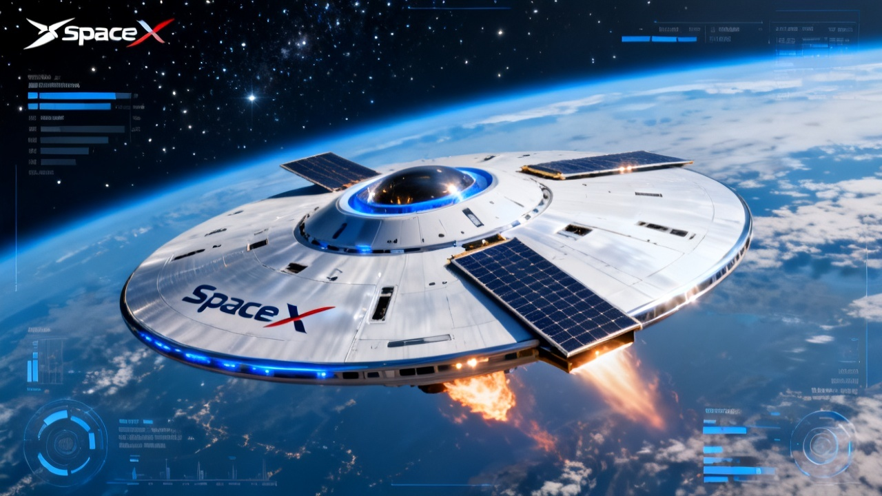 SpaceX星落返回舱首飞在即:科技动态解读扁平圆盘背后的太空制造革命配图