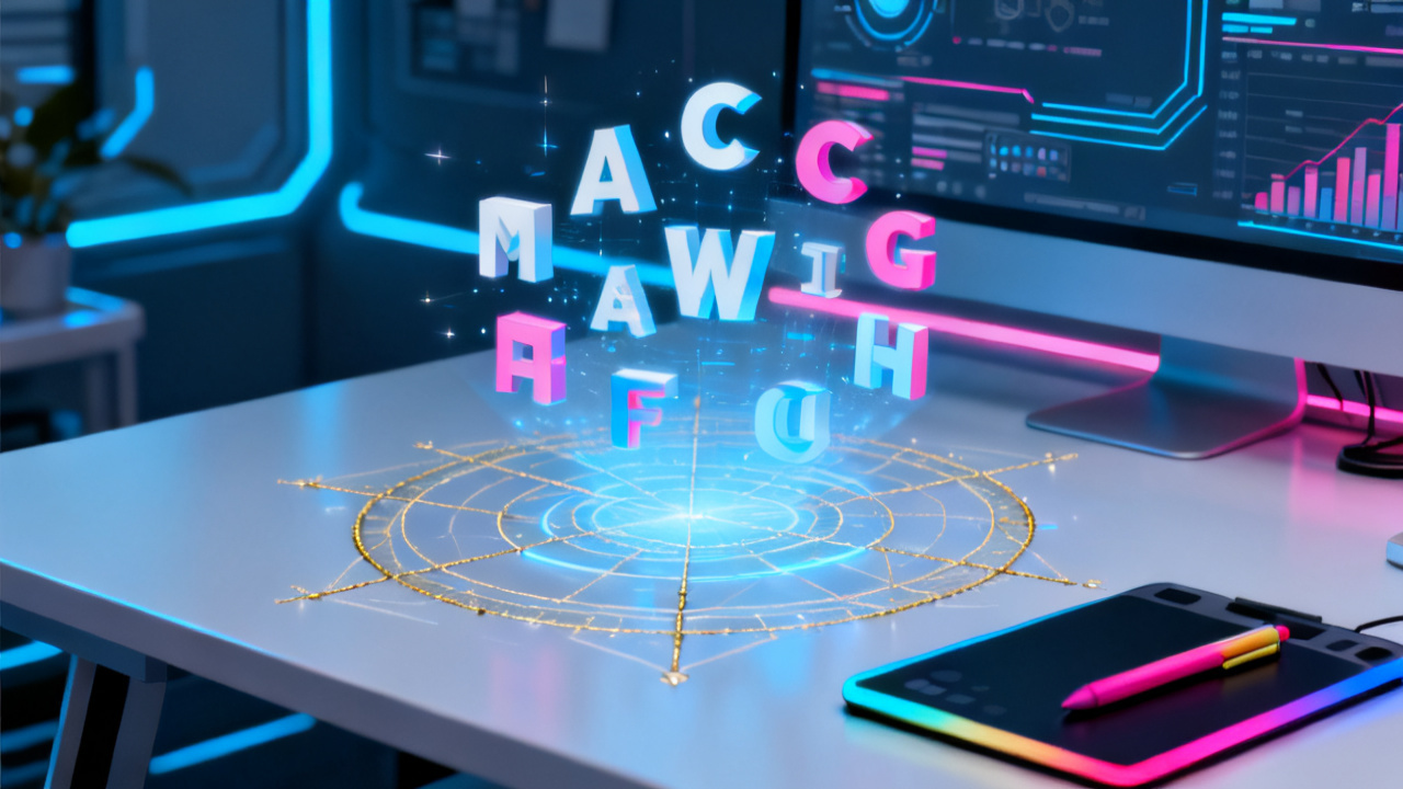 AI字体设计全攻略:科技动态驱动下的创意变革与效率提升配图