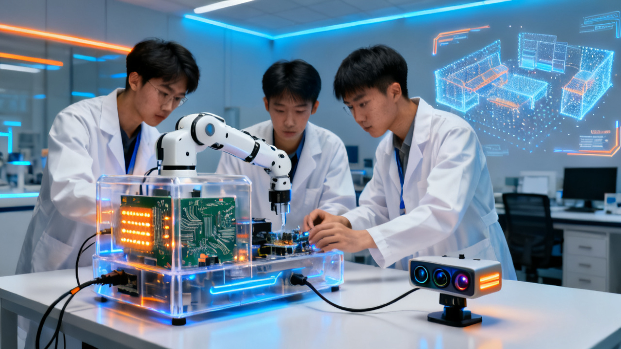 00后天才团队押注空间智能：这家AI创业公司要让机器人真正“看懂”世界配图