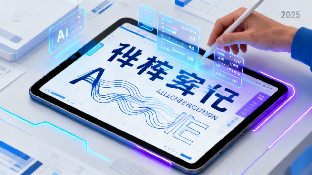 智能工具新纪元:AI字体2025全面解读,设计行业变革前瞻