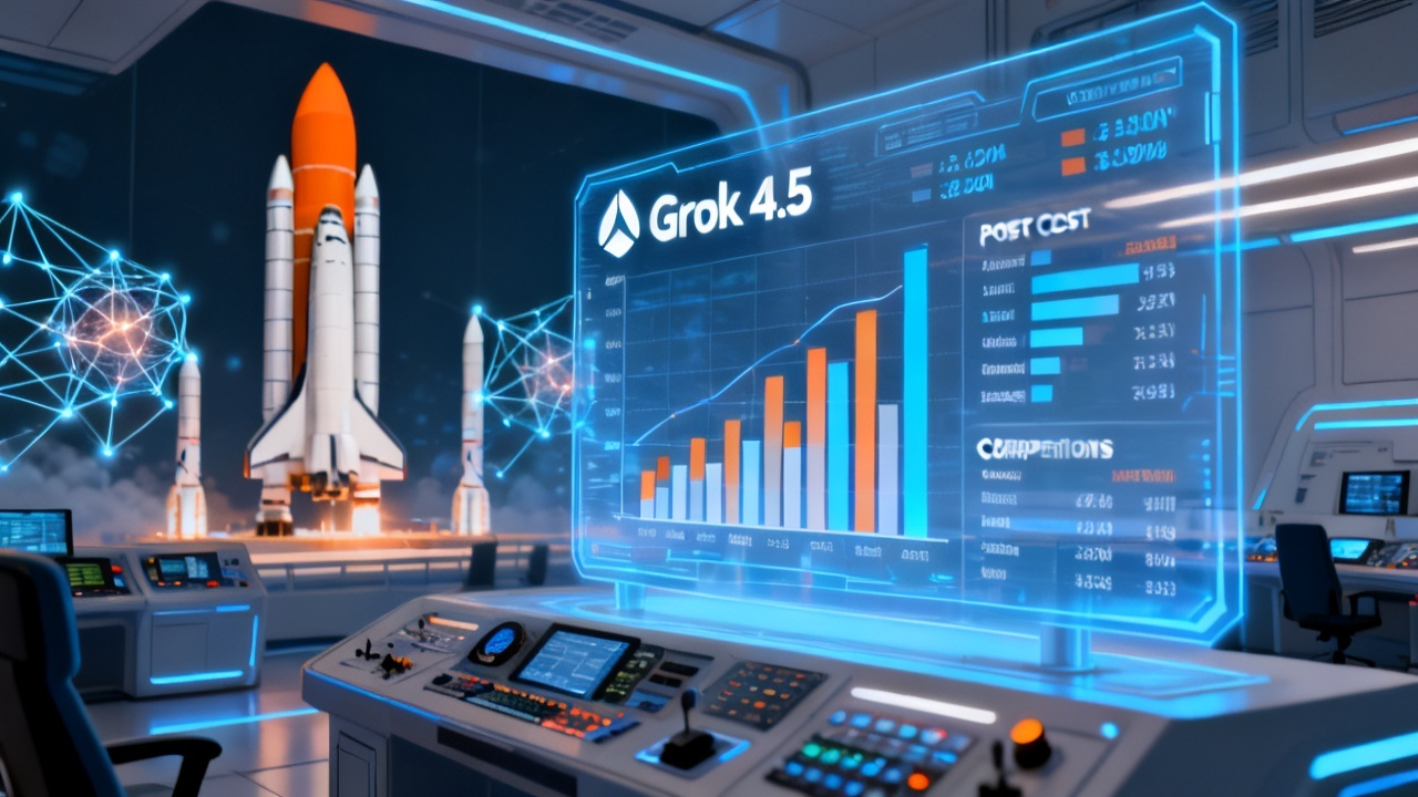 SpaceX发布Grok 4.5：低价AI模型如何加速企业数字化转型？配图