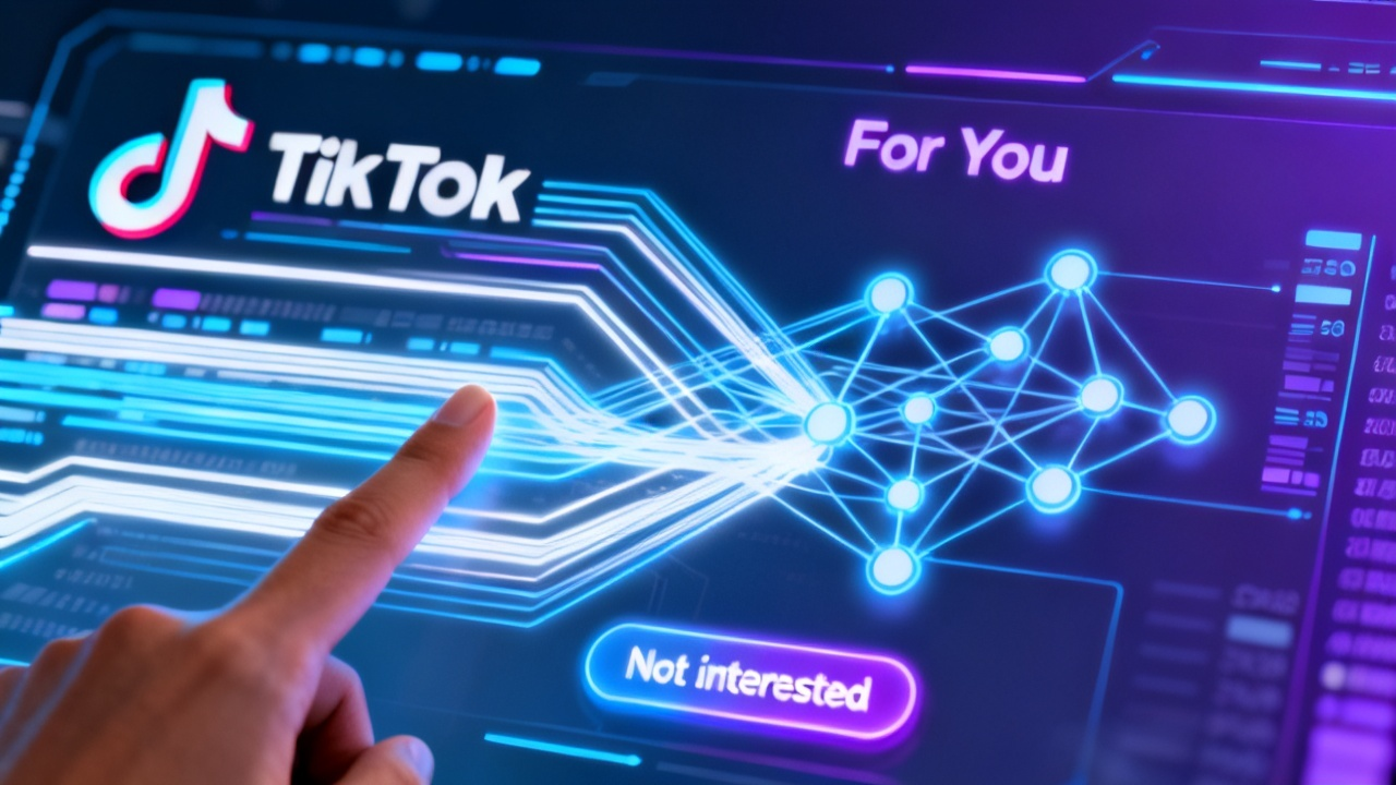 TikTok算法效率提升的悖论：用户反馈为何失效？AI推荐机制深度解析配图