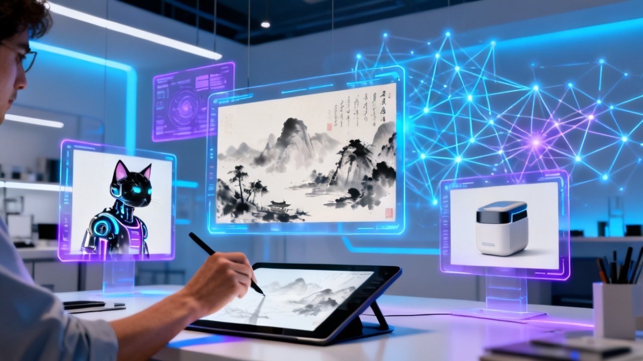 2025年AI绘图app深度盘点：科技趋势驱动下的创意革命与效率提升配图