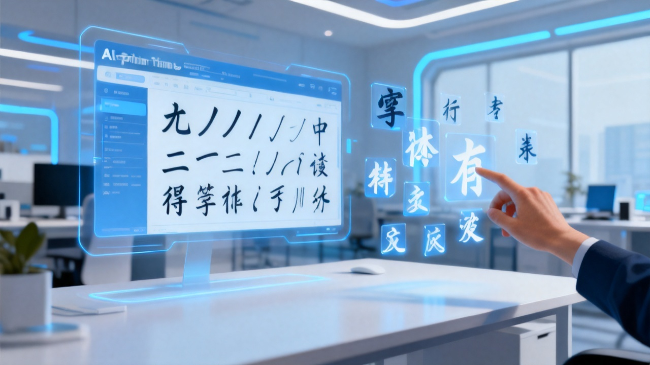 AI办公新利器:AI字体怎么用?全面解读字体生成技术与效率提升策略