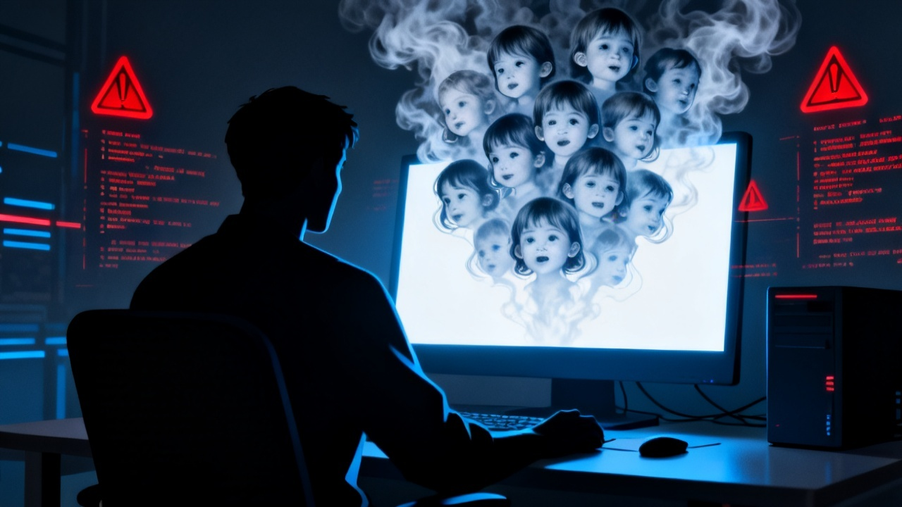 AI办公伦理警钟:男子用Grok生成7000张儿童色情图后自杀,起诉揭露AI安全黑洞配图