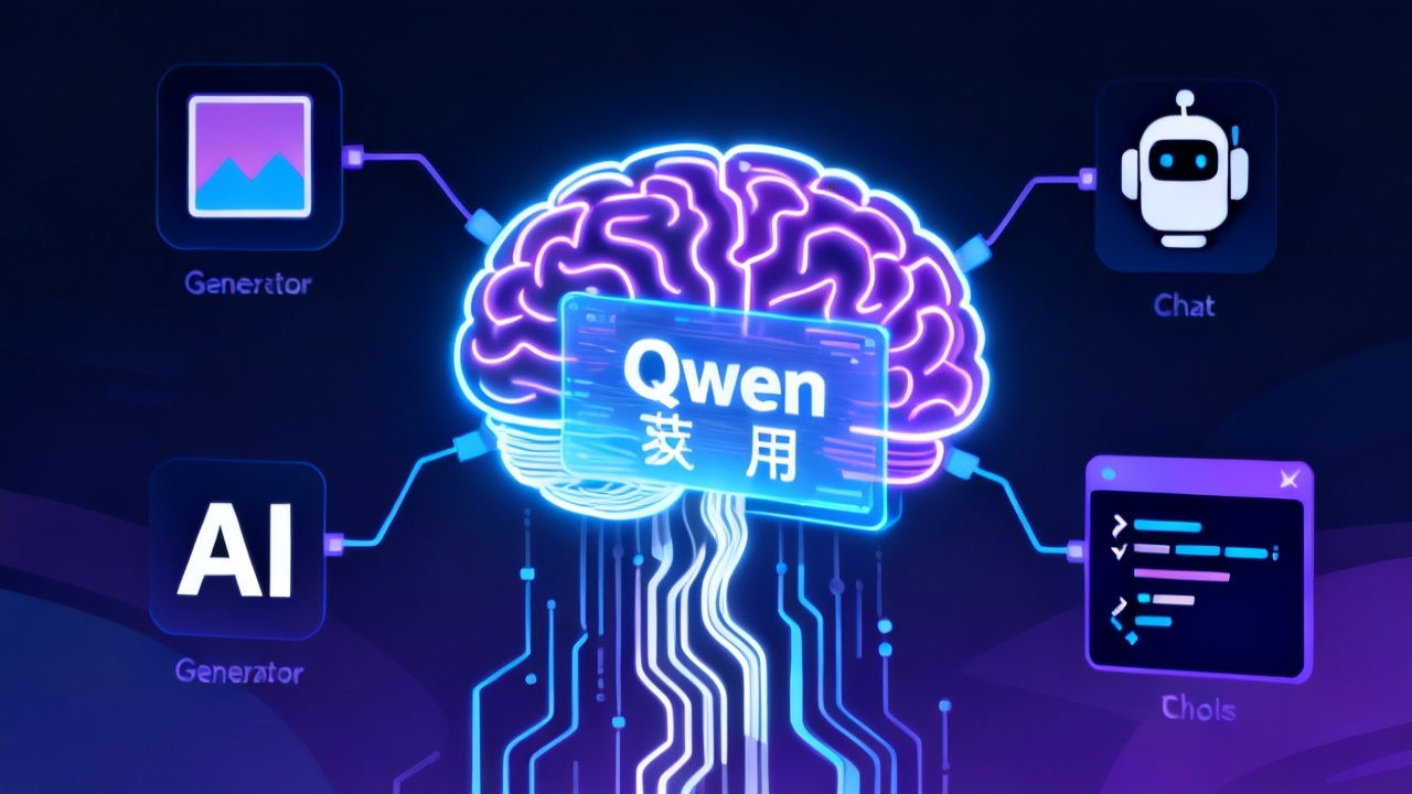Qwen大模型使用全攻略:智能工具如何赋能AI应用与科技动态配图