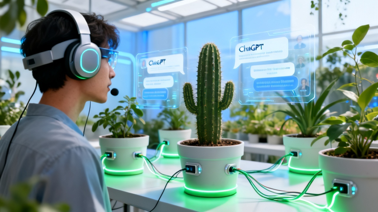 AI新闻深度解读：OpenAI让植物开口说话，智能家居的下一站是“植物社交”？