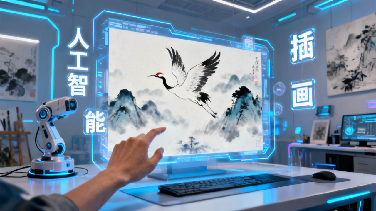 人工智能驱动的AI插画中文：从技术原理到创作实战的全面解析