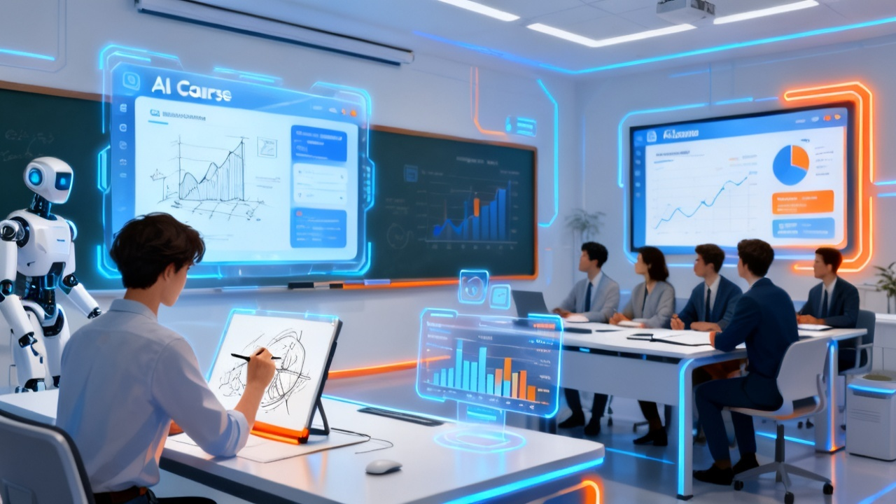 数字化转型浪潮下AI课程网站崛起:从技能重塑到智能工具生态
