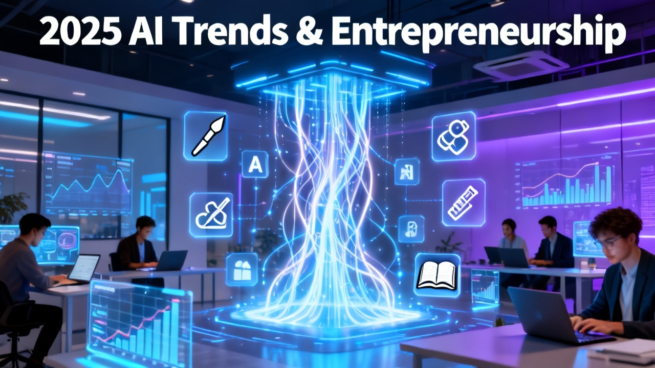 AI训练2025趋势全面解析:AI创业者的技术风向与工具生态配图