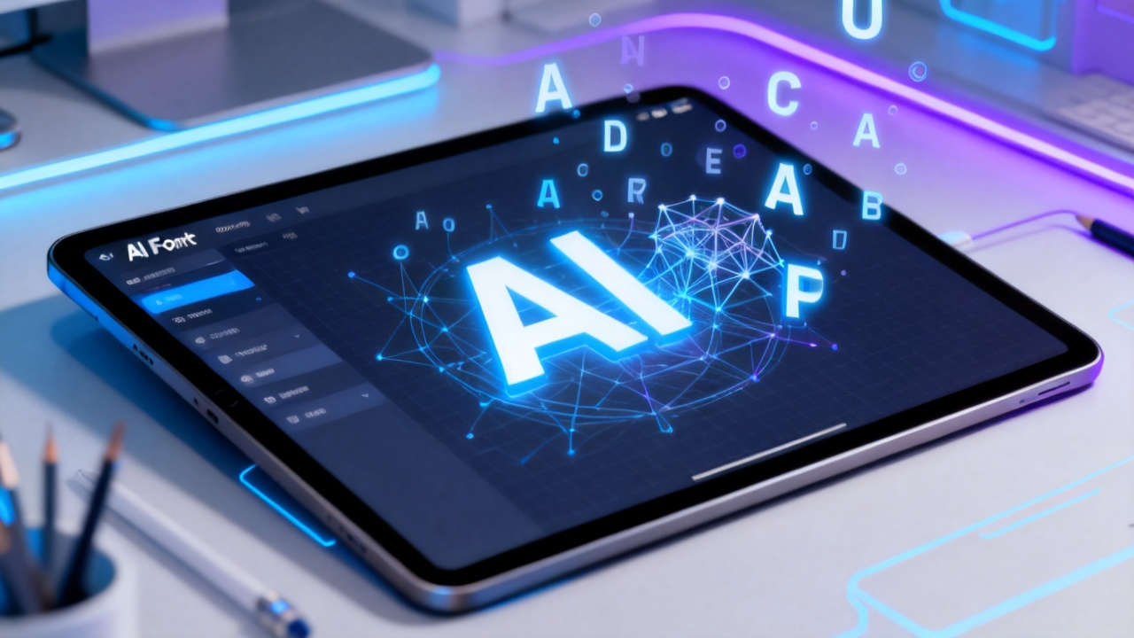 AI字体设计app全面爆发:人工智能如何重塑文字美学与效率提升