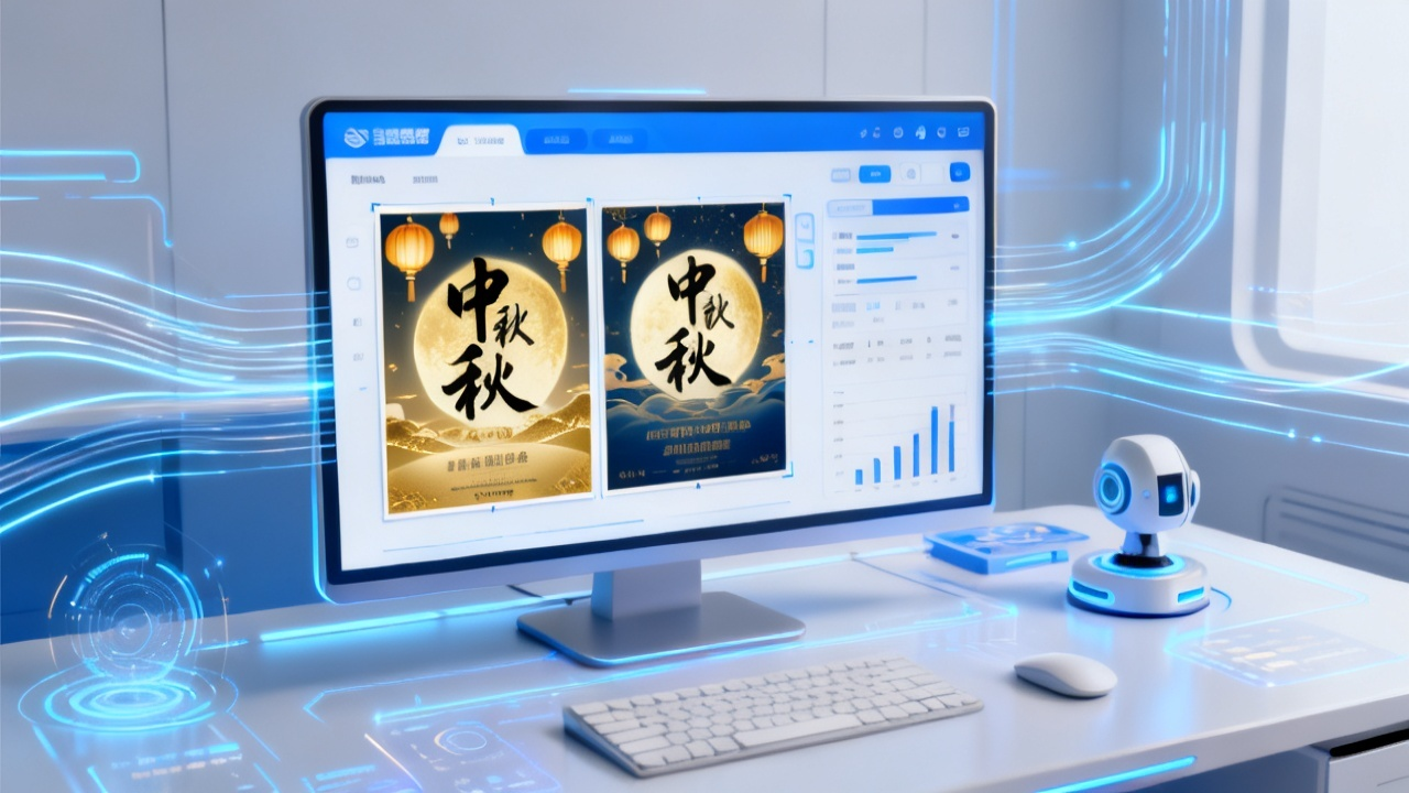 数字化转型加速器:AI海报设计如何实现效率提升与创意突破配图