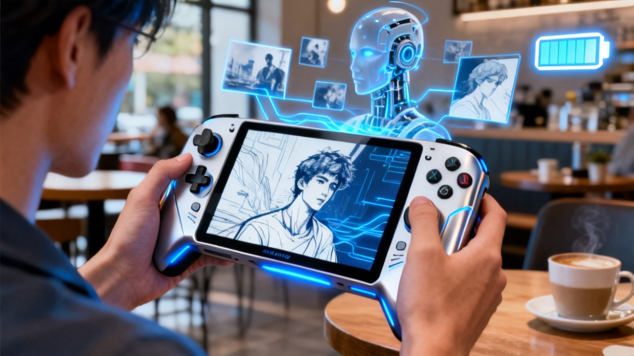 AI绘画也能掌上玩?壹号本OneXPlayer 3三合一掌机深度解析配图