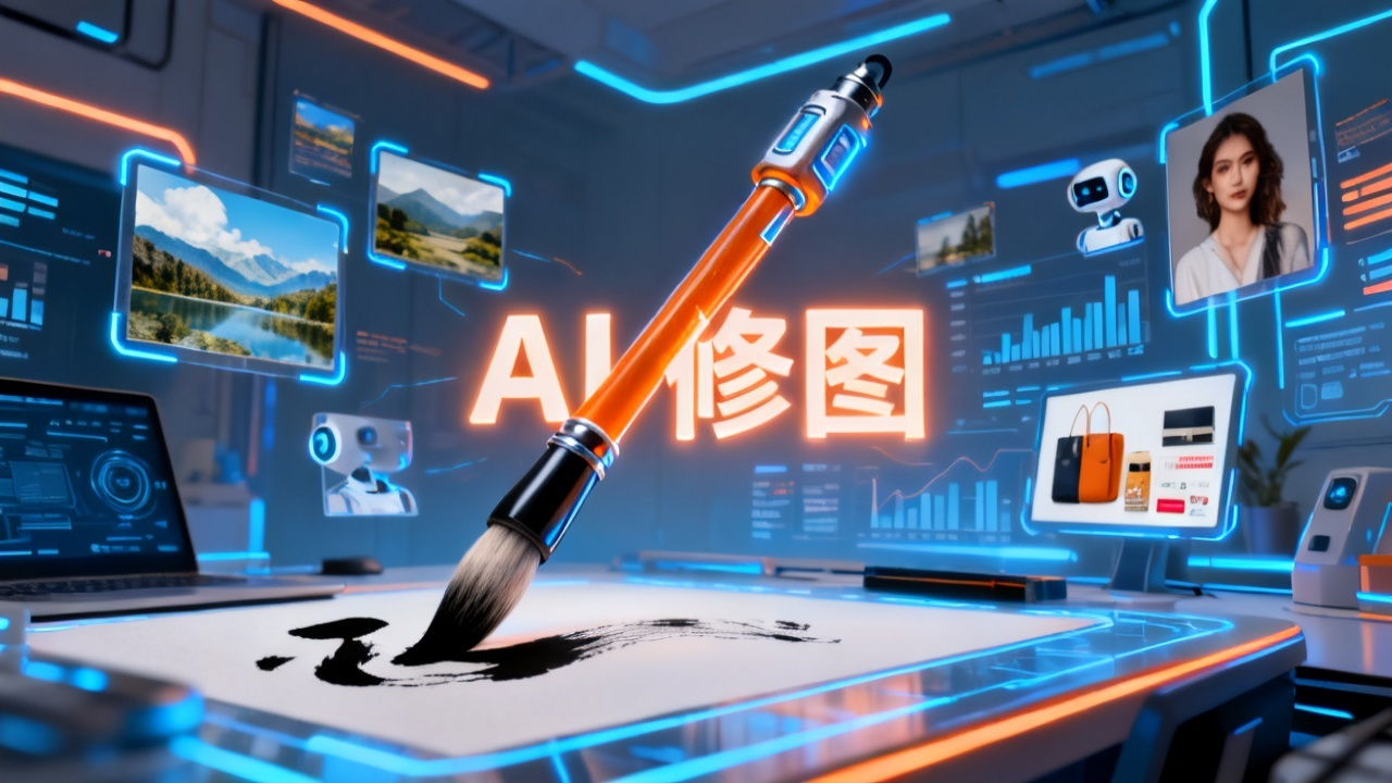 AI写作与AI修图中文：智能创意工具如何重塑内容生产新生态配图