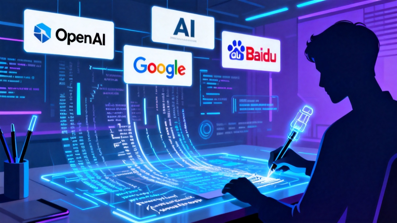 AI行业龙头公司深度解析:AI写作如何重塑内容生产力配图