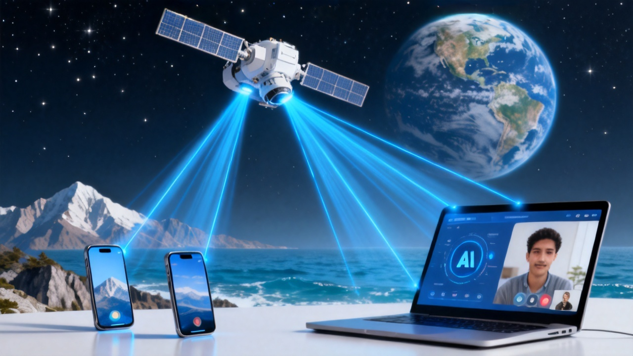 星链进军移动通信：AI办公时代下的卫星网络颠覆者