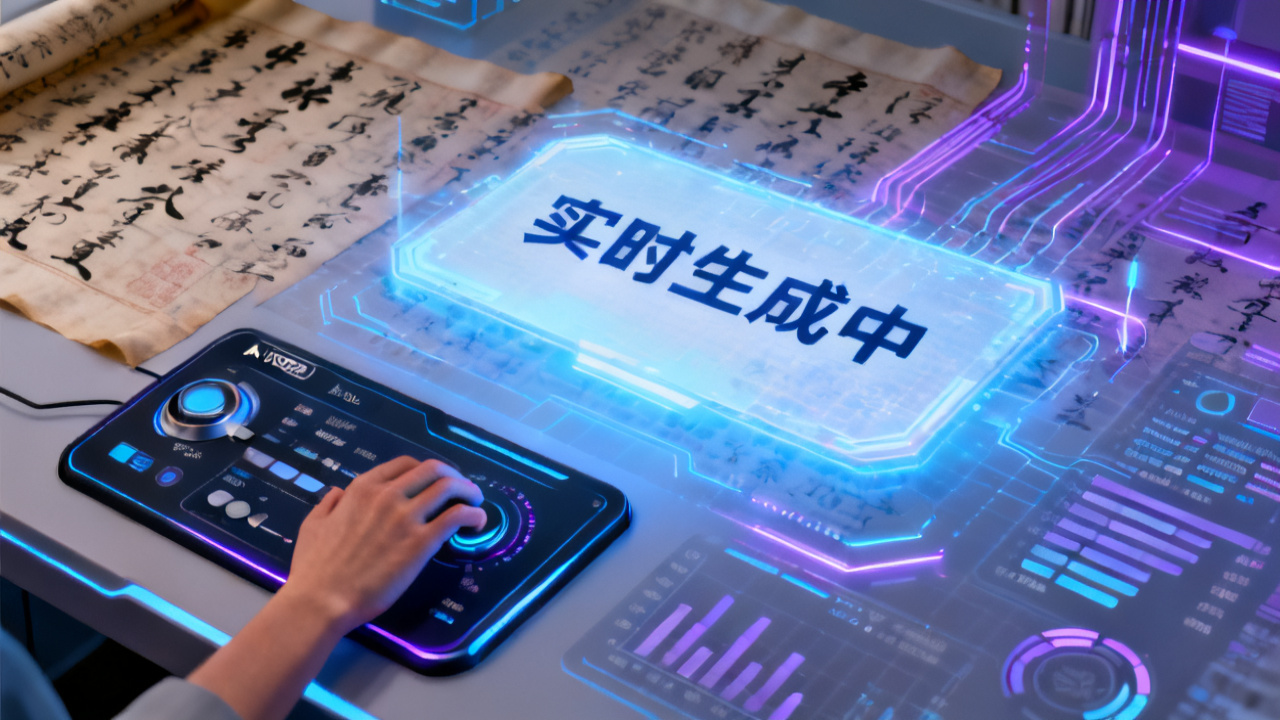 AI工具赋能字体设计:一键生成背后的技术革命与行业变革配图