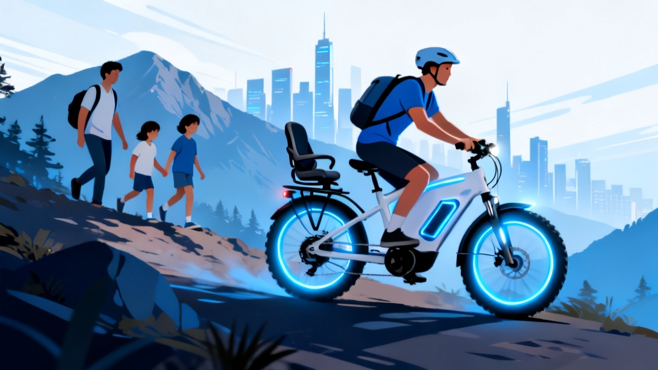效率提升新标杆:Amflow TL e-bike如何用DJI技术重新定义家庭出行