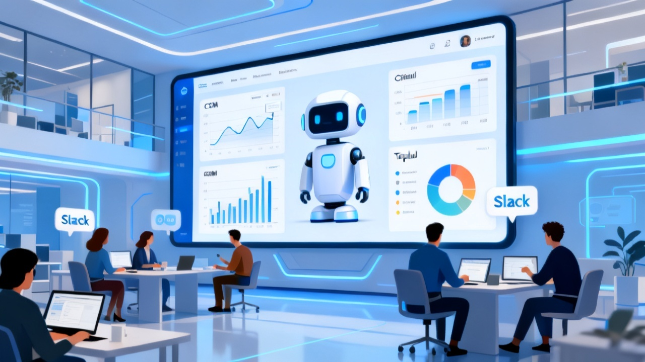 AI绘画热潮下的企业AI革命：Slackbot集成Salesforce，开启“多人AI”新纪元配图