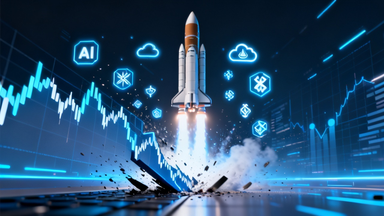 SpaceX股价回撤30%：数字化转型时代科技巨头估值泡沫与反思配图