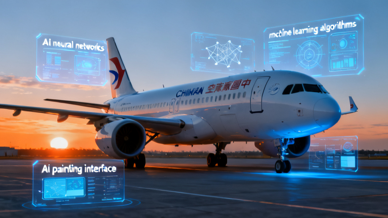 AI绘画与航空大单：东航93.5亿美元订购A330neo背后的技术变革配图