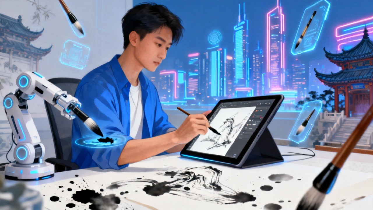 AI绘画教程告别翻墙：国产工具崛起与零门槛创作指南
