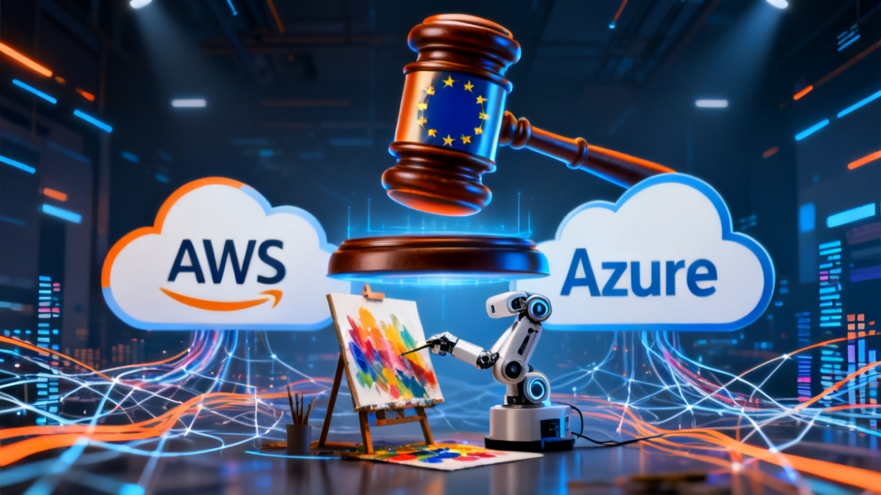 AI绘画引爆云服务需求，欧盟剑指AWS与Azure：最新科技监管再升级