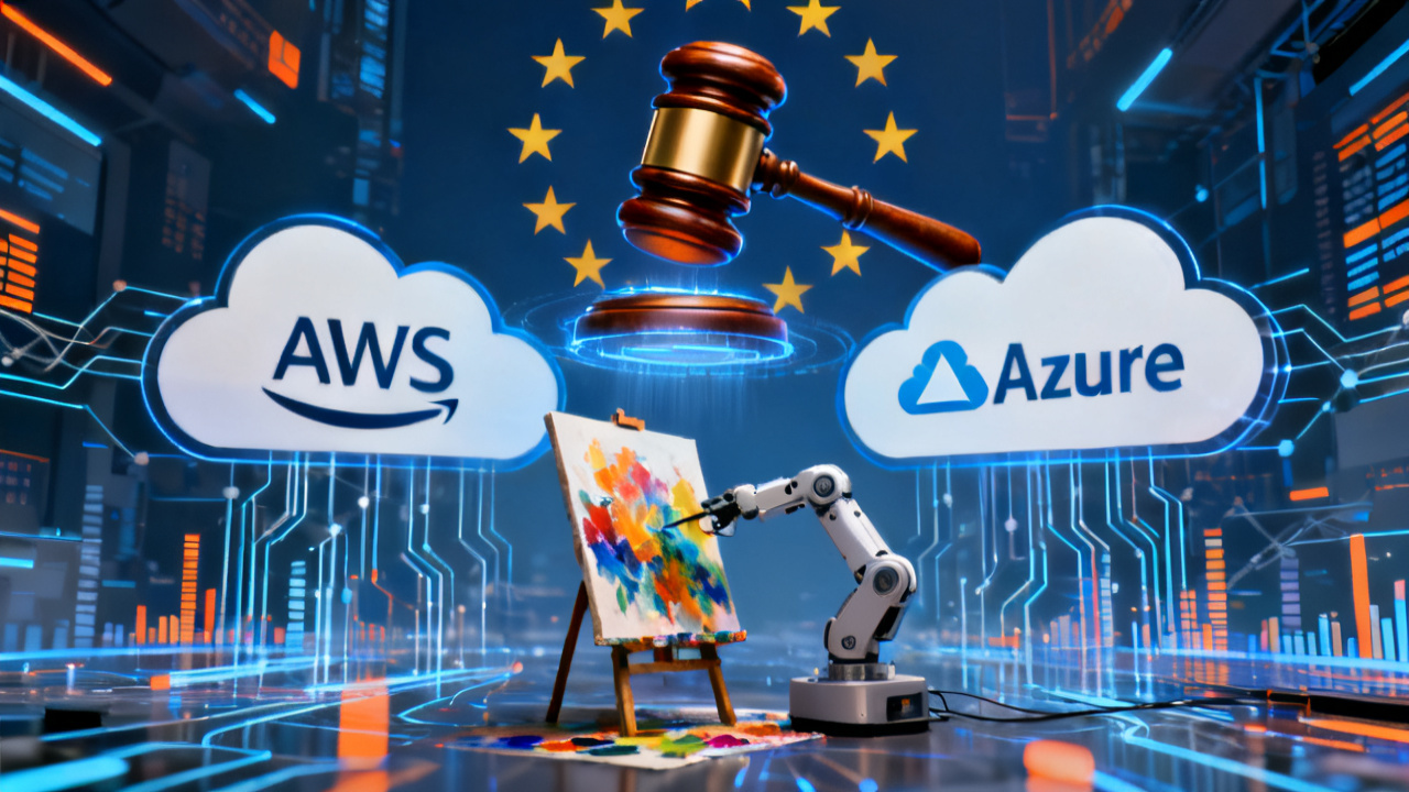 AI绘画引爆云服务需求，欧盟剑指AWS与Azure：最新科技监管再升级配图