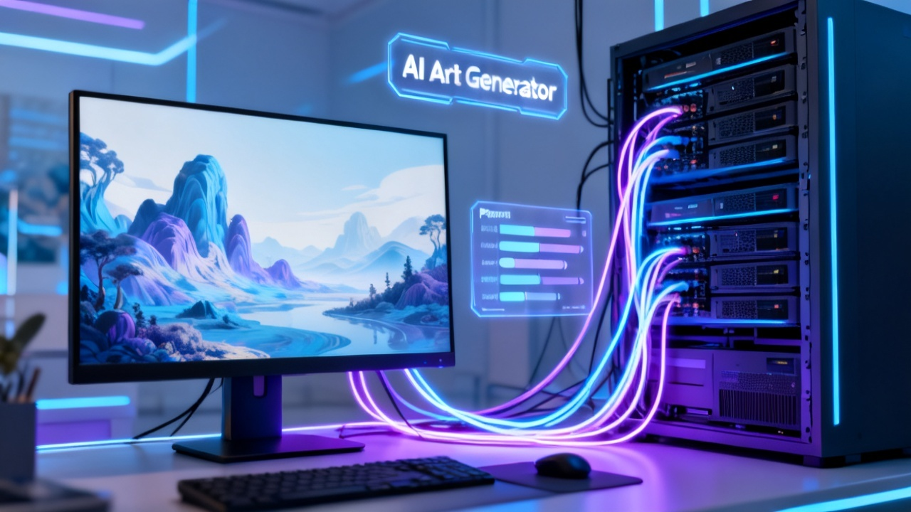 科技前沿深度解读:AI绘画教程全面指南,从入门到商业应用全解析配图
