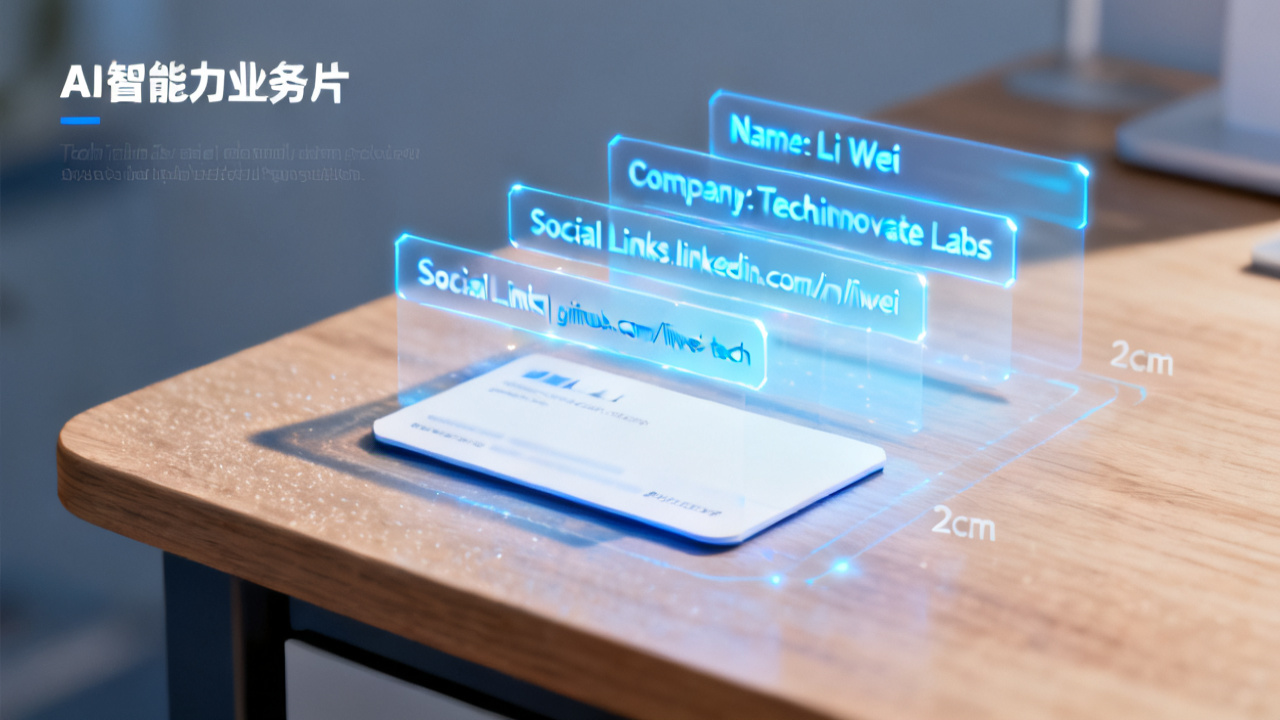AI名片评测全解析：这款AI工具如何重塑商务社交与效率提升