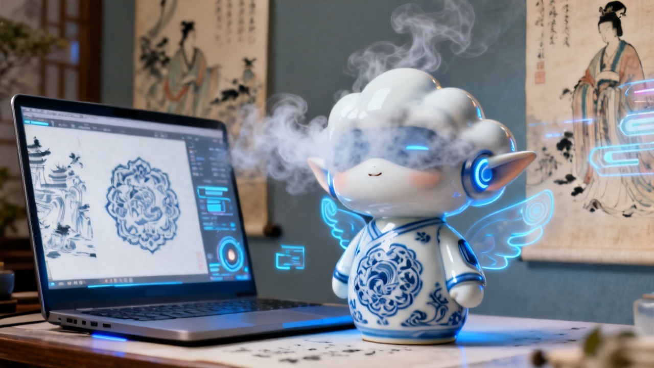 当千年陶瓷遇上科技前沿:瓷瓷乐玩如何用AI与潮玩重塑中国文化芯片