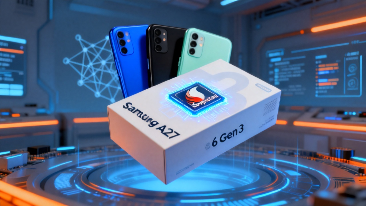 三星Galaxy A27 5G包装曝光：AI工具如何重塑中端手机体验？配图