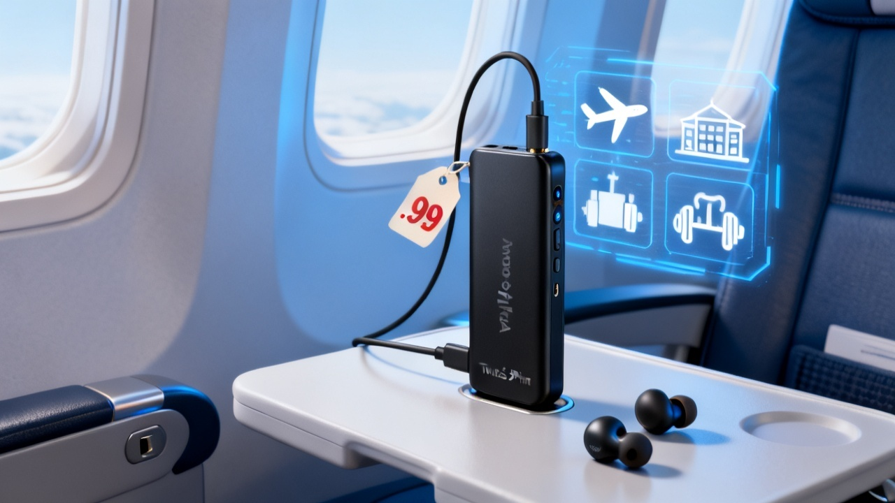 旅行效率提升秘器:AirFly Pro让无线耳机适配飞机娱乐系统,仅售40美元配图