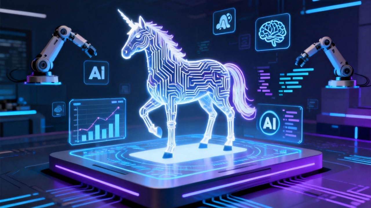 2025年AI独角兽行业报告深度解读:人工智能如何重塑科技动态与AI工具生态配图