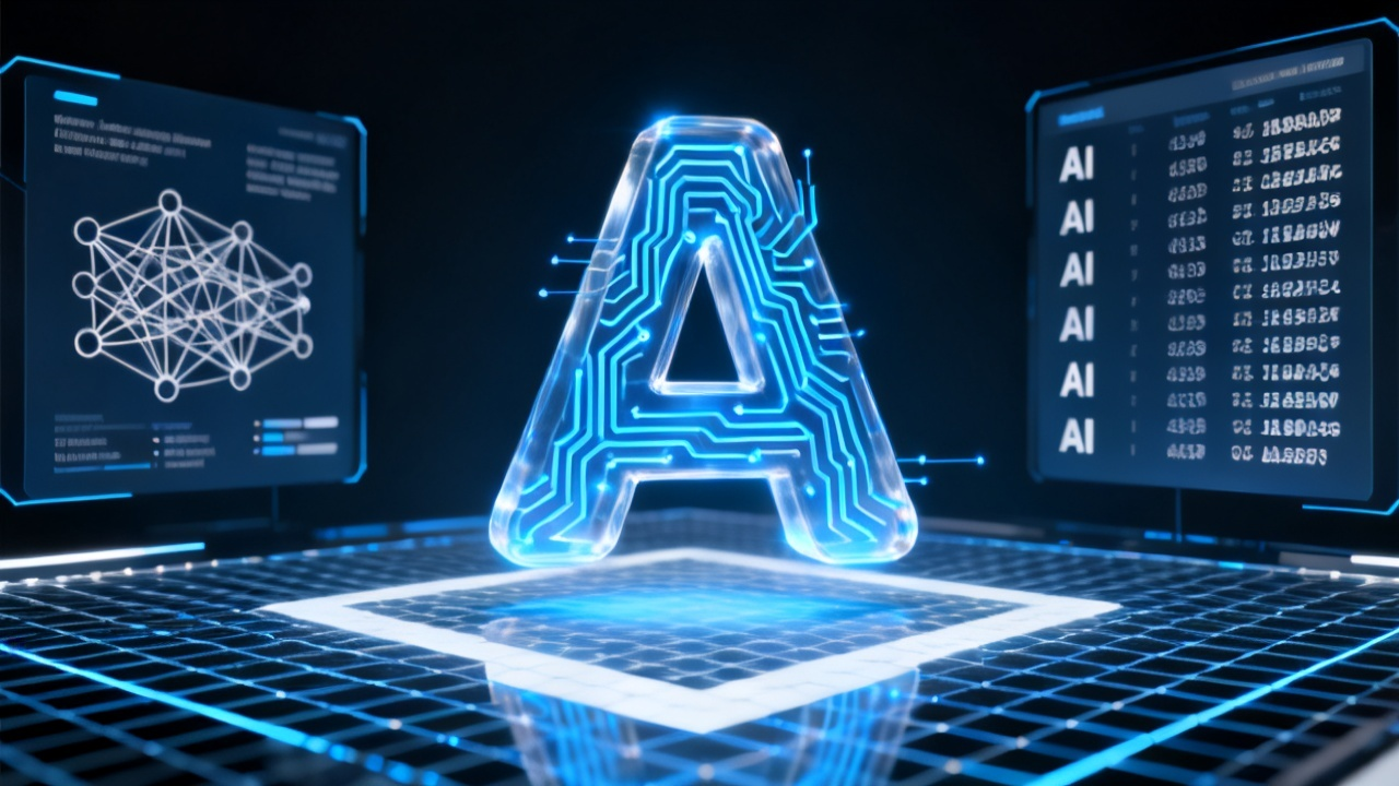 科技动态:AI字体设计评测深度解析,三大维度颠覆传统字体创作配图