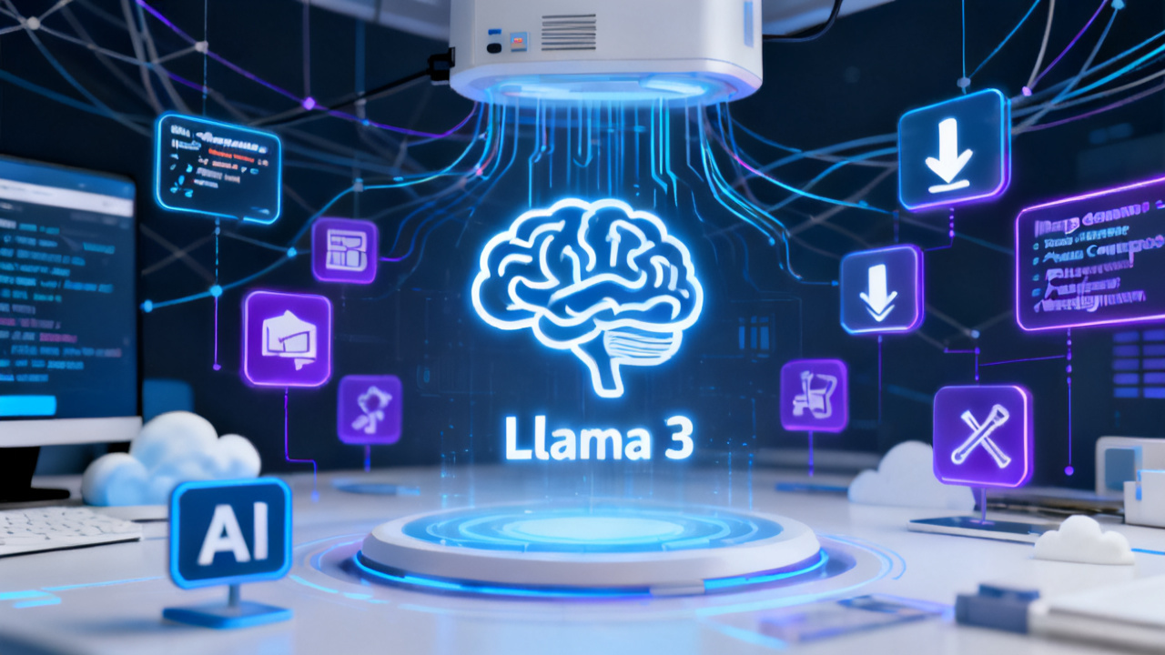 Llama 3下载指南:开源大模型如何引爆工作效率提升与AI工具革命配图