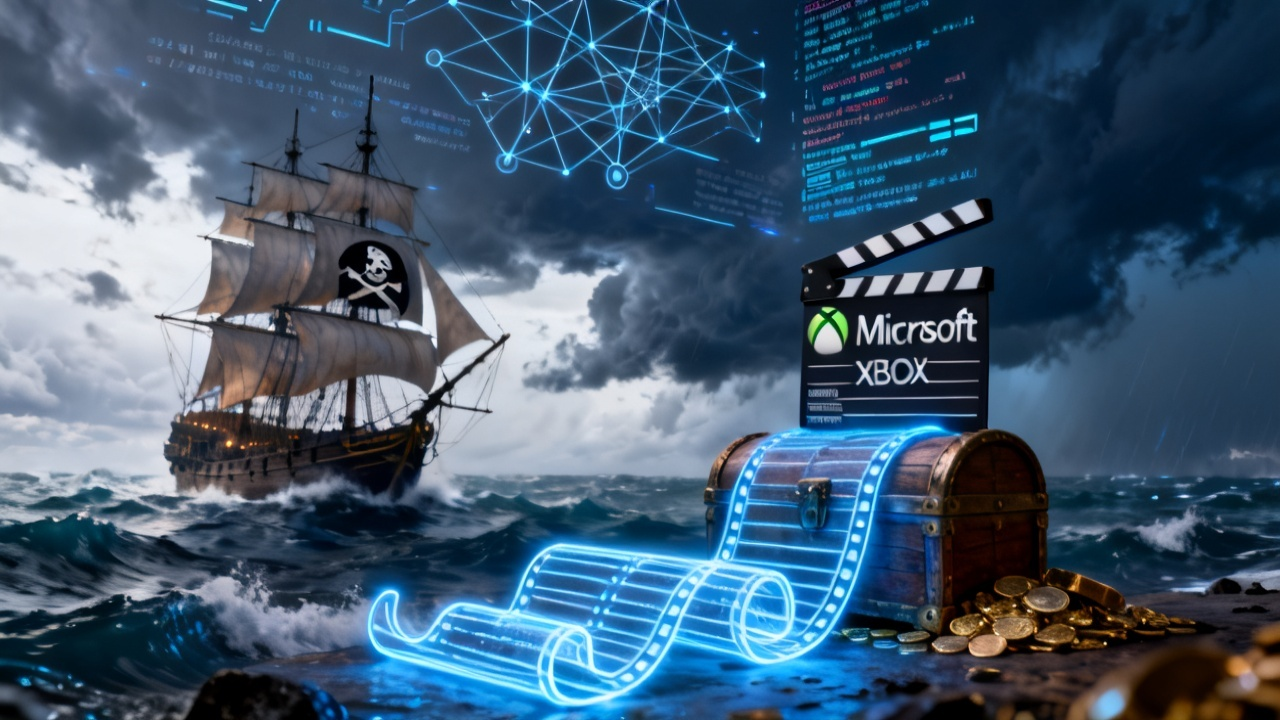 微软XBOX影视化《盗贼之海》:AI写作能否改写游戏改编剧本困境?配图