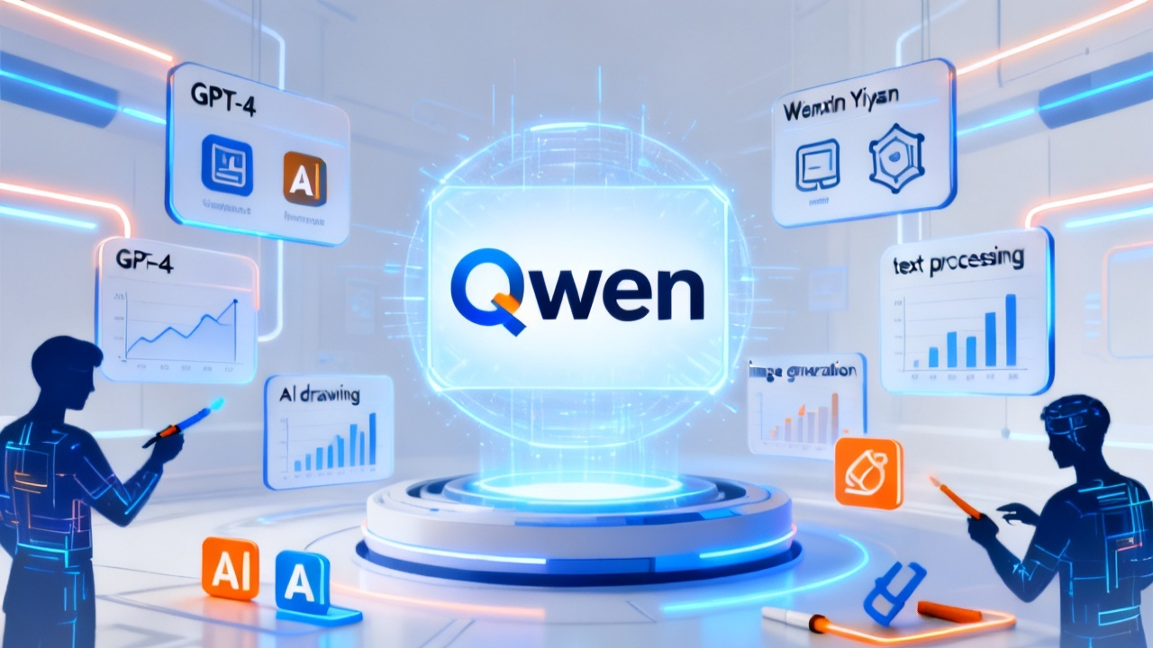 科技动态：Qwen大模型深度对比——效率提升与AI工具的新时代配图