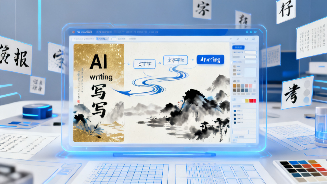 AI写作与AI海报中文:从文案到视觉的智能创作革命
