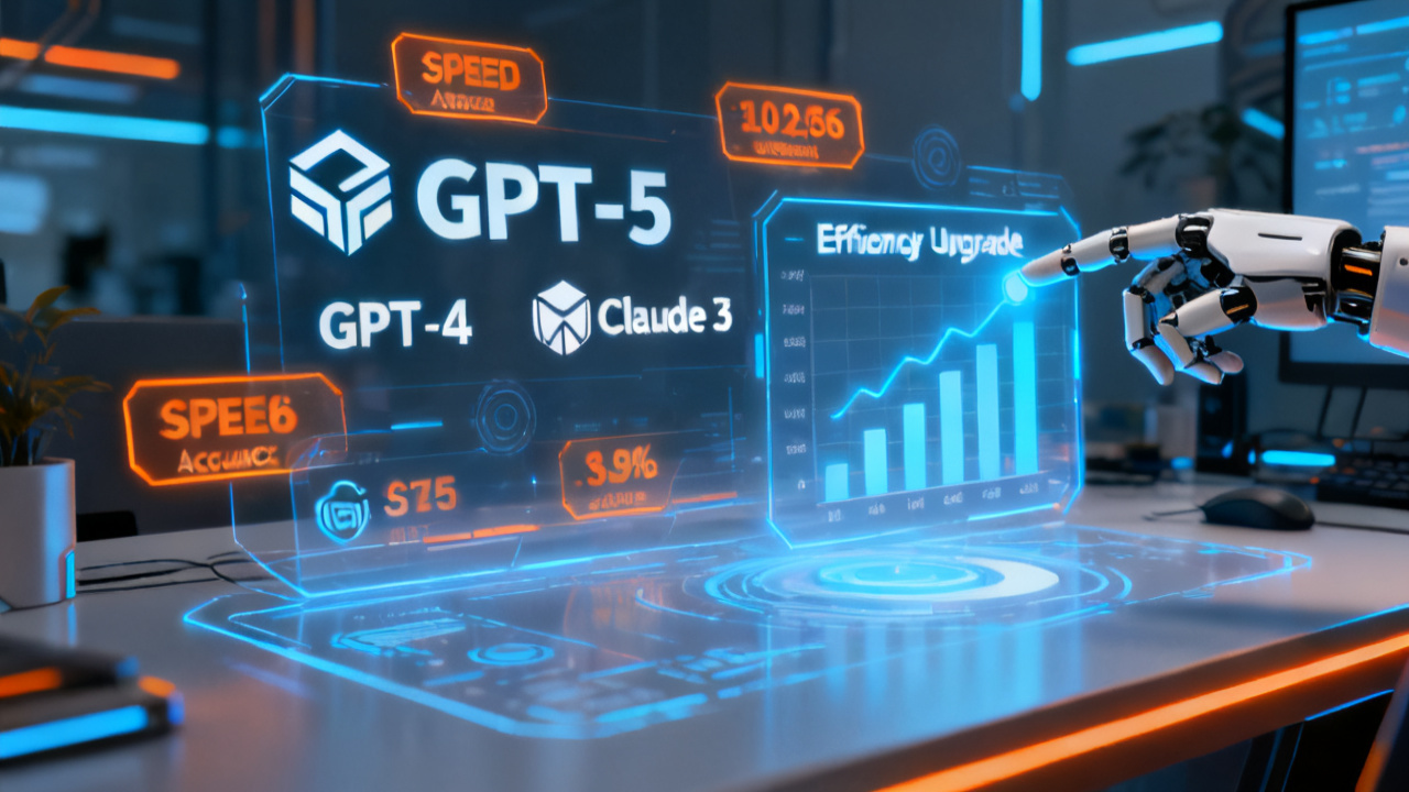 GPT-5对比全解读：效率提升与AI工具如何重塑智能生产力配图